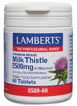 Milk Thistle 2500mg, 60 tabs - Lamberts Online now