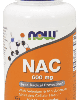 NAC (N-Acetyl Cysteine) 600 mg 100 Veggie Caps - Now Foods For Cheap