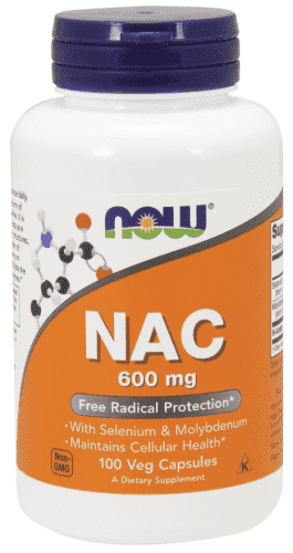 NAC (N-Acetyl Cysteine) 600 mg 100 Veggie Caps - Now Foods For Cheap