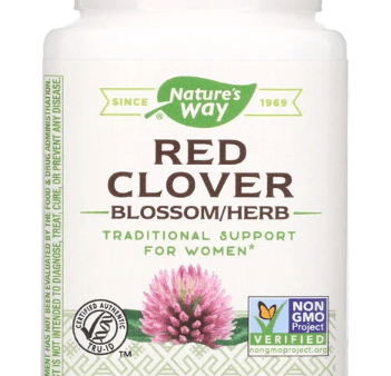 Red Clover, Blossom  Herb, 800 mg, 100 Caps - Nature s Way For Cheap