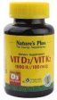 Nature s Plus Vit D3 (D-3) Vit K2 1000 IU 100 mcg 90 Veggie Caps Online Sale