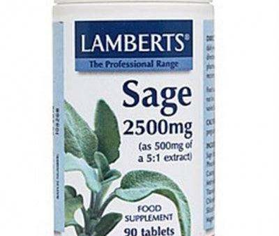 Sage 2500mg 90 Tabs - Lamberts For Discount