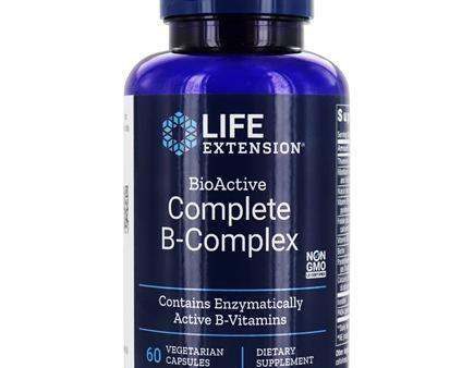 BioActive Complete B-Complex, 60 Veggie Caps - Life Extension Discount