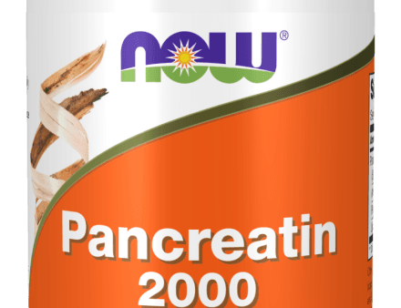 Pancreatin 2000 (10X 200 mg) 100 Capsules - Now Foods For Sale