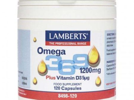 Omega 3,6,9 1200mg 120 Caps - Lamberts Online Sale