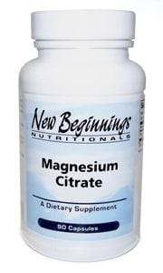 Magnesium Citrate (90 capsules) - New Beginnings on Sale