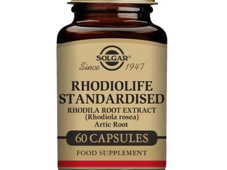 Rhodiola Standardised Rhodiola Root Extract, 60 Veggie Caps - Solgar Hot on Sale