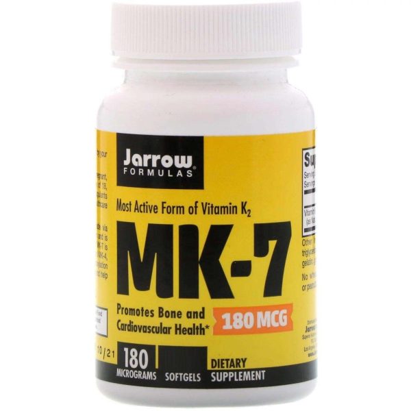 MK-7 (Vitamin K2) 180mcg - 30 Softgels - Jarrow Formulas on Sale