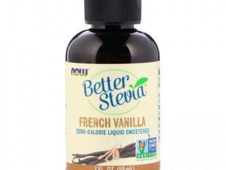 Better Stevia Liquid Sweetener, French Vanilla, 60ml - Now Foods Supply