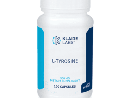 L-Tyrosine 500mg, 100 Capsules - Klaire Labs Online Hot Sale