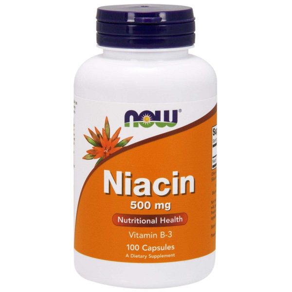 Niacin, 500 mg, 100 Capsules - Now Foods Cheap