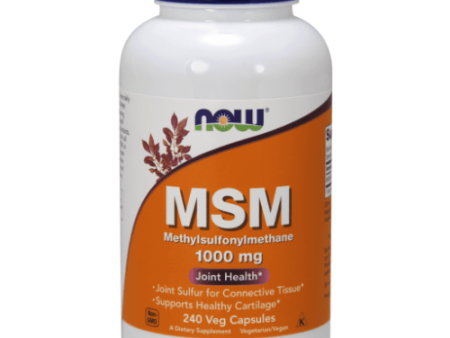 MSM 1000 mg 240 Capsules - Now Foods Hot on Sale