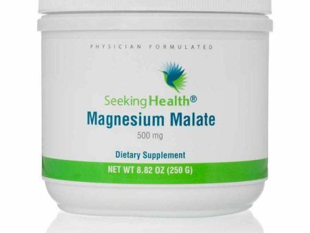 Magnesium Malate Powder - 500 mg - 250 g - Seeking Health For Cheap