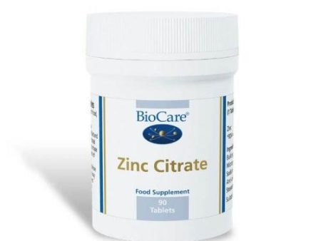 Zinc Citrate- 90 Tablets - Biocare Supply