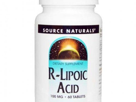 R-Lipoic Acid, 100 mg, 60 Tablets -Source Naturals Hot on Sale