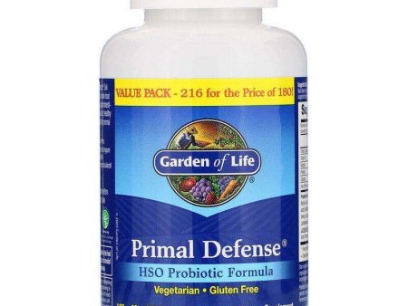 Primal Defense, HSO Probiotic Formula, 216 Caplets - Garden of Life Online Sale