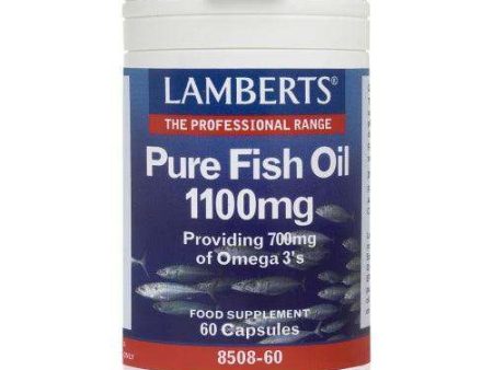 Pure Fish Oil 1100mg - 60 Caps - Lamberts For Cheap