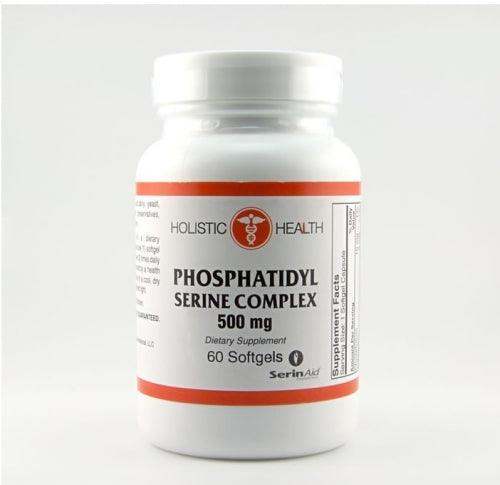 Phosphatidyl Serine (phosphatidylserine) Complex 500 mg (PS PE PC) 60 Softgels - Holistic Health Hot on Sale