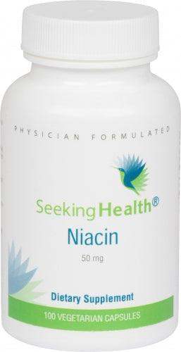 Niacin - 50 mg - 100 Vegetarian Capsules - Seeking Health For Cheap