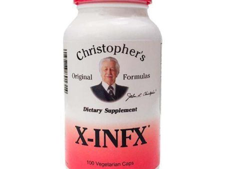 X-INFX (Infection Formula) 440mg, 100 Vegetarian Caps - Christopher s Original Formulas on Sale