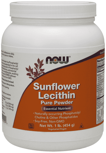 Sunflower Lecithin, Pure Powder, 1 lb (454 g) - Now Foods For Cheap