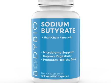 Sodium Butyrate 600 mg 100 caps - BodyBio E-Lyte Hot on Sale