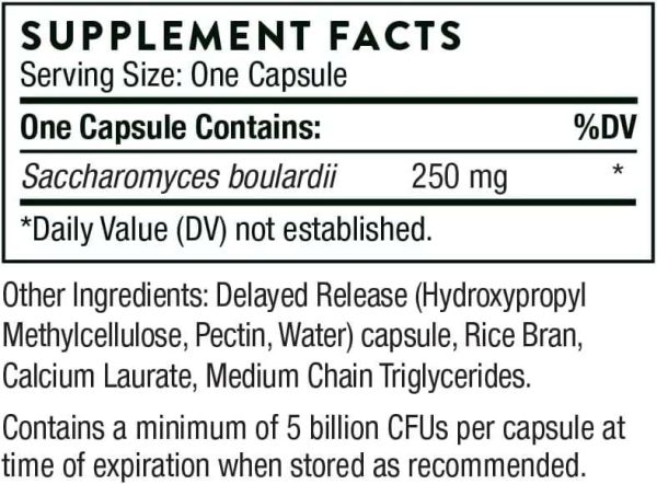 Sacro-B, Saccharomyces Boulardii, 60 Veggie Caps - Thorne Research Hot on Sale