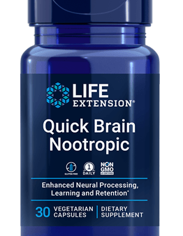 Quick Brain Nootropic (30 veg capsules) - Life Extension Cheap