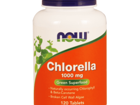 Chlorella, 1000 mg, 120 Tablets, Now Foods on Sale