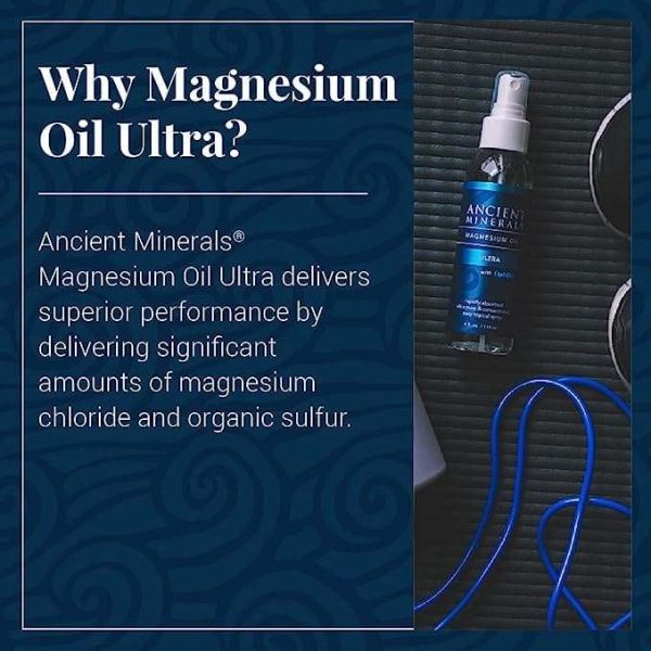 Magnesium Oil Ultra 4oz - Ancient Minerals For Discount