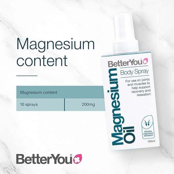 Magnesium Oil Body Spray - 100 ml - BetterYou Ltd Online now