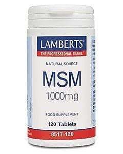 MSM 1000mg, 120 tabs - Lamberts For Discount