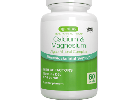 Calcium & Magnesium Musculoskeletal Support - 60 Tablets - Igennus For Discount