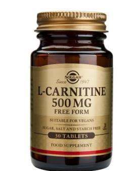 L-Carnitine 500mg 60 tablets - Solgar Hot on Sale