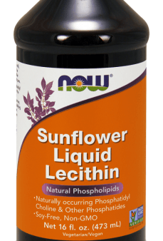 Sunflower Liquid Lecithin 16 fl oz (473 ml) - Now Foods Cheap