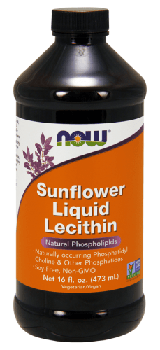 Sunflower Liquid Lecithin 16 fl oz (473 ml) - Now Foods Cheap