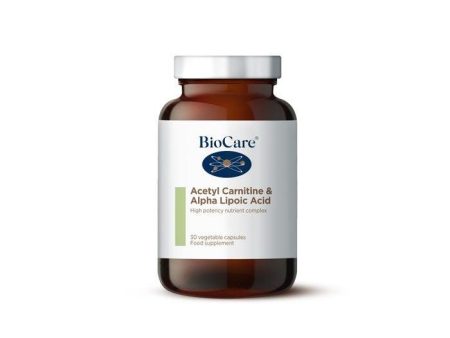 Acetyl Carnitine & Alpha Lipoic Acid 30 Capsules - Biocare on Sale