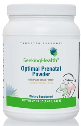 Optimal Prenatal Powder - Vanilla- 15 servings - Seeking Health Hot on Sale