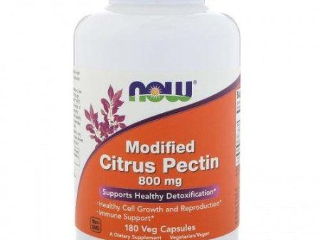 Modified Citrus Pectin 800mg, 180 veg caps - Now Foods Hot on Sale