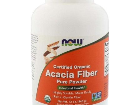 Acacia Fiber Powder (Certified Organic), 340g - Now Foods Online