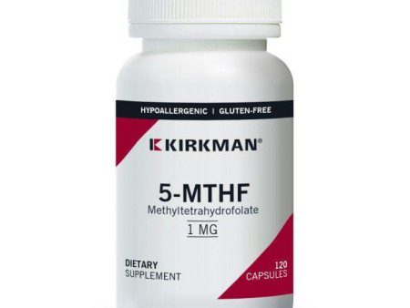 5-MTHF (5-Methyltetrahydrofolate) 1 mg - Hypoallergenic - 120 caps - Kirkman Labs Sale