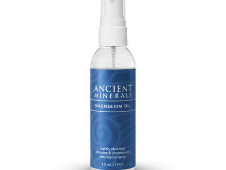 Magnesium Oil 4oz (spray) - Ancient Minerals For Discount