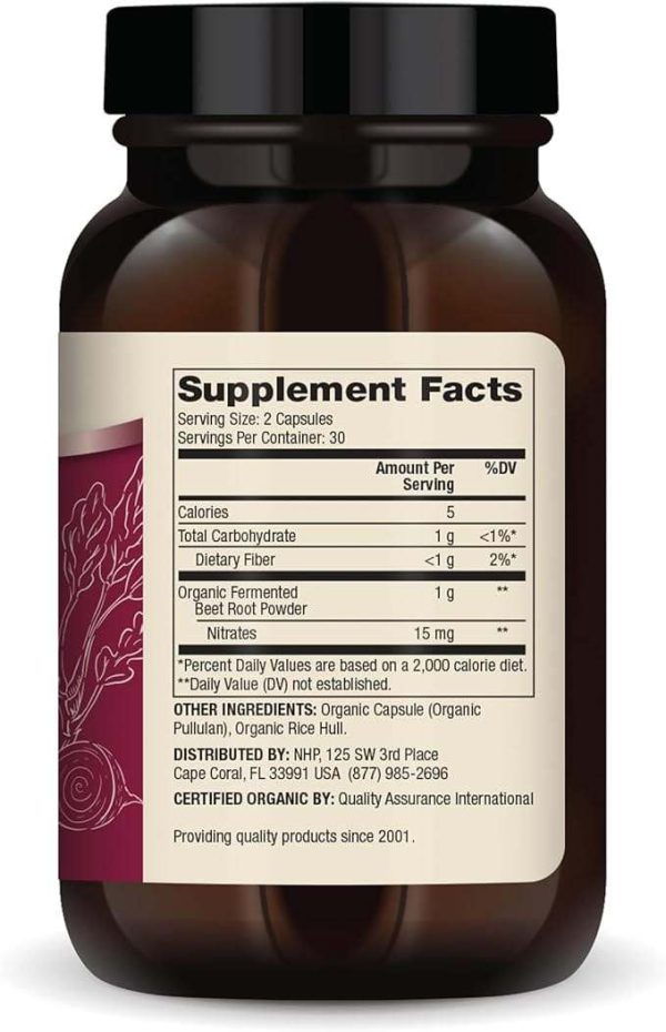 Organic Fermented Beets, 60 caps - Dr Mercola Online Sale