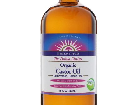 Organic Castor Oil, 480ml - Heritage Products Supply