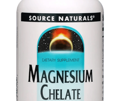 Magnesium Chelate, 100 mg, 250 Tabs - Source Naturals on Sale