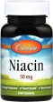 Niacin 50 mg 300 Tablets - Carlson Labs Online Hot Sale