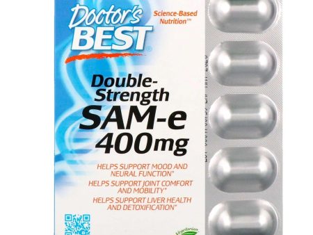 SAM-e, 400mg 60 Enteric Coated Tablets - Doctor s Best Online Sale