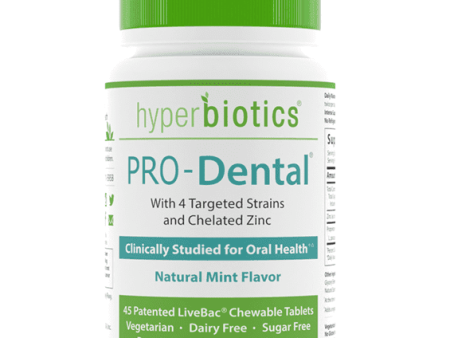 Pro-Dental Probiotics (Natural Mint Flavour) 45 Chewable Tablets – Hyperbiotics Hot on Sale