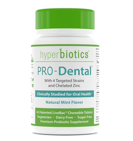 Pro-Dental Probiotics (Natural Mint Flavour) 45 Chewable Tablets – Hyperbiotics Hot on Sale