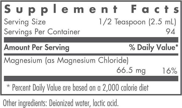 Magnesium Chloride Liquid, 236ml - Nutricology   Allergy Research Group Cheap